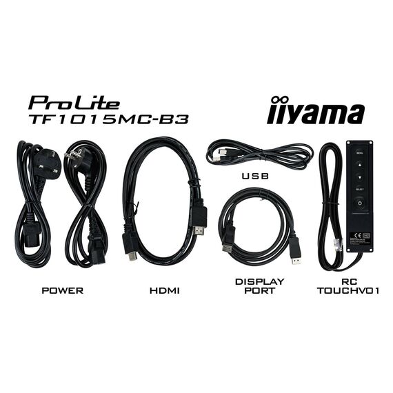 Iiyama ProLite TF1015MC-B3 10 PCAP Multi Touch 10P OF - 10,1 PCAP