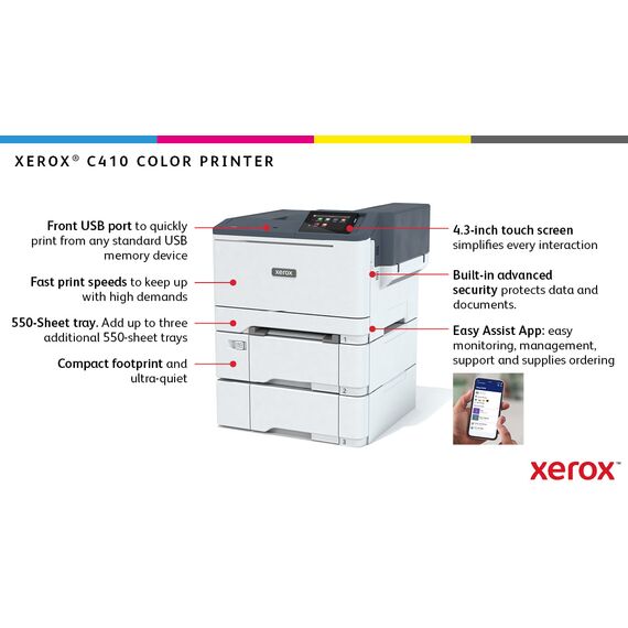Xerox C410V/DN - Printer - colour - Duplex - laser - A | C410V_DN