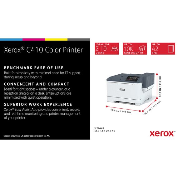 Xerox C410V/DN - Printer - colour - Duplex - laser - A | C410V_DN