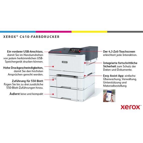 Xerox C410V/DN - Printer - colour - Duplex - laser - A | C410V_DN