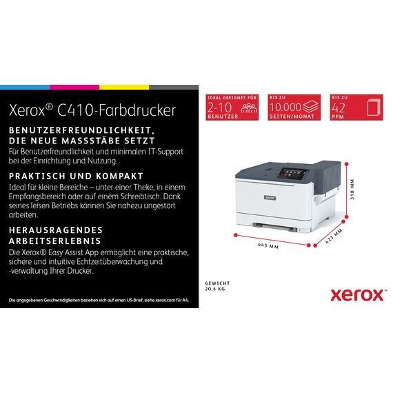 Xerox C410V/DN - Printer - colour - Duplex - laser - A | C410V_DN