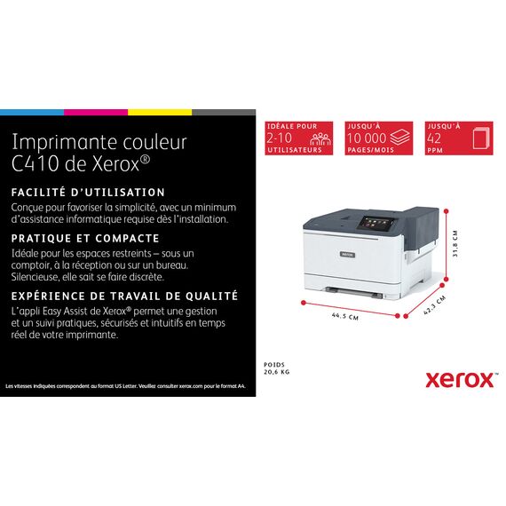 Xerox C410V/DN - Printer - colour - Duplex - laser - A | C410V_DN