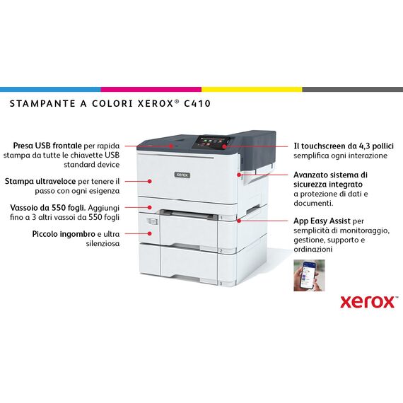 Xerox C410V/DN - Printer - colour - Duplex - laser - A | C410V_DN