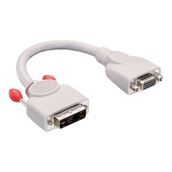 Lindy - VGA adapter - DVI-A (M) to HD-15 (VGA) (F) - 20 c | 41222