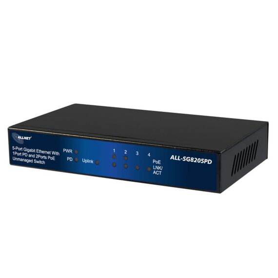ALLNET ALL-SG8205PD - Unmanaged - L2 - Gigabit Ethernet (10/100/1