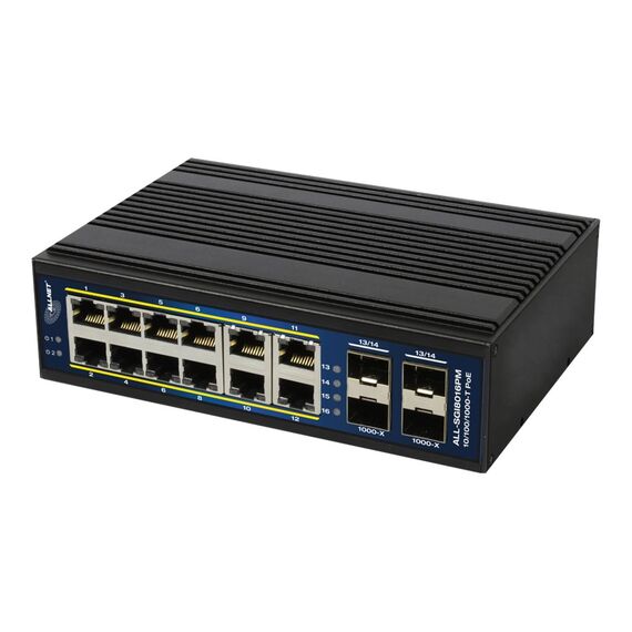 ALLNET ALL-SGI8016PM - Switch - L3 - Managed - 12 x 10/100/1000 (