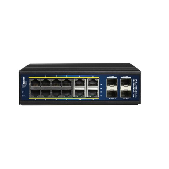 ALLNET ALL-SGI8016PM - Switch - L3 - Managed - 12 x 10/100/1000 (
