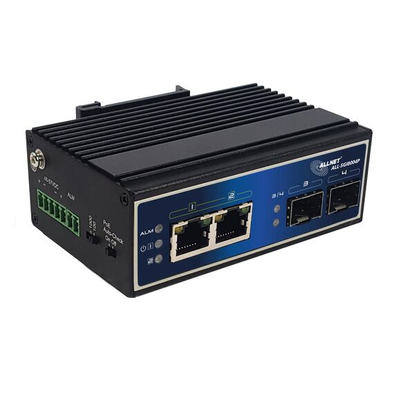 ALLNET ALL-SGI8004P - Unmanaged - Gigabit Ethernet (10/100/1000)