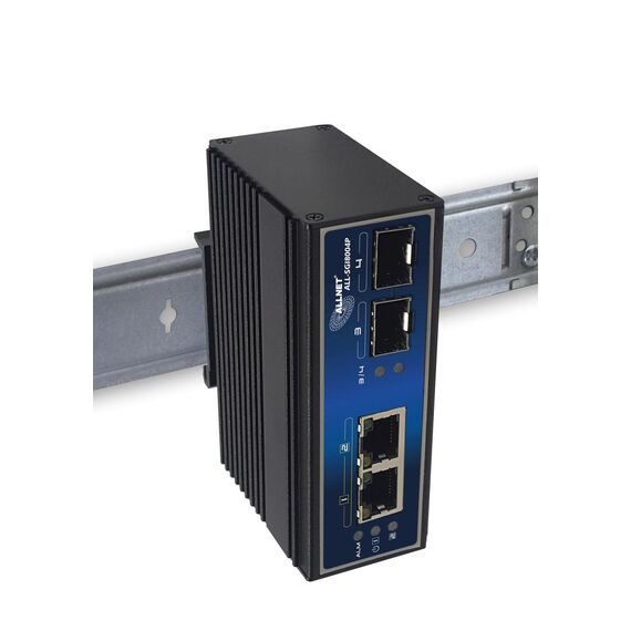 ALLNET ALL-SGI8004P - Unmanaged - Gigabit Ethernet (10/100/1000)