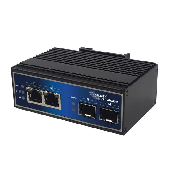 ALLNET ALL-SGI8004P - Unmanaged - Gigabit Ethernet (10/100/1000)