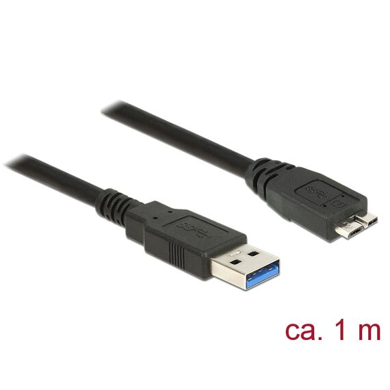 DeLOCK - USB cable - USB Type A (M) to Micro-USB Type B ( | 85072