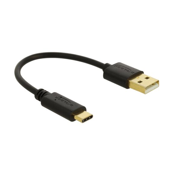 Delock - USB adapter - USB (M) to USB-C (M) - 3 A - 15 cm | 85354