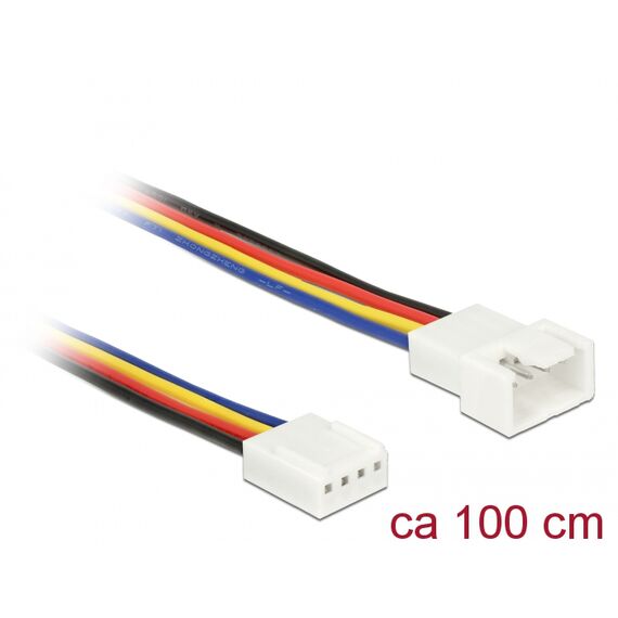 DeLOCK - Fan power extension cable - 4 pin PWM (M) to 4 p | 85364