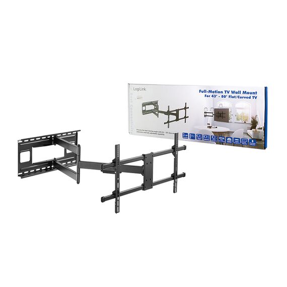 LogiLink - Mounting kit (wall mount) - full-motion - for | BP0138