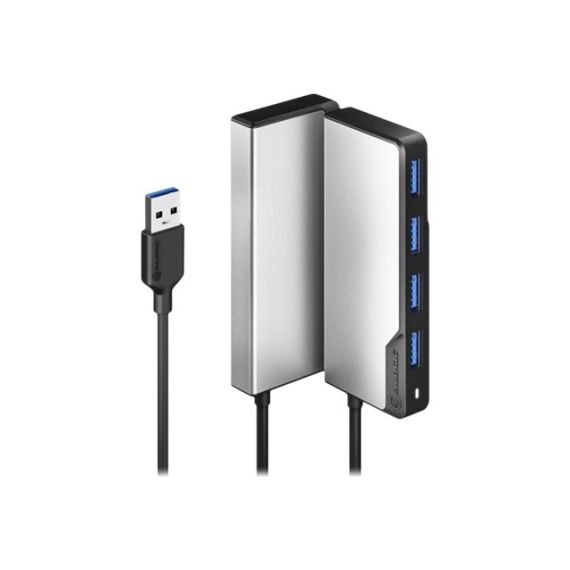 Alogic USB-A Fusion SWIFT 4-in-1 Hub - Hub - 4 x USB | UAFUUA-SGR