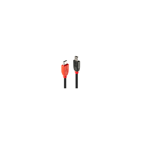 Lindy - USB cable - mini-USB Type B (M) to Micro-USB Type | 31718