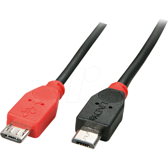 Lindy - USB cable - Micro-USB Type B (M) to Micro-USB Typ | 31758