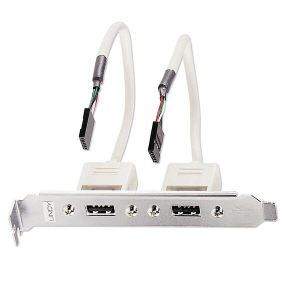 Lindy - USB panel - 5 pin USB 2.0 header (F) to USB (F) - | 33147