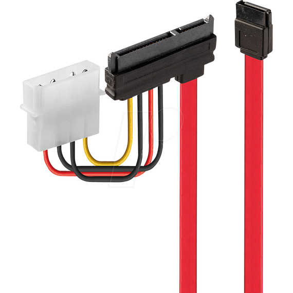 Lindy - SATA cable - 4 PIN internal power, SATA to SATA c | 33364