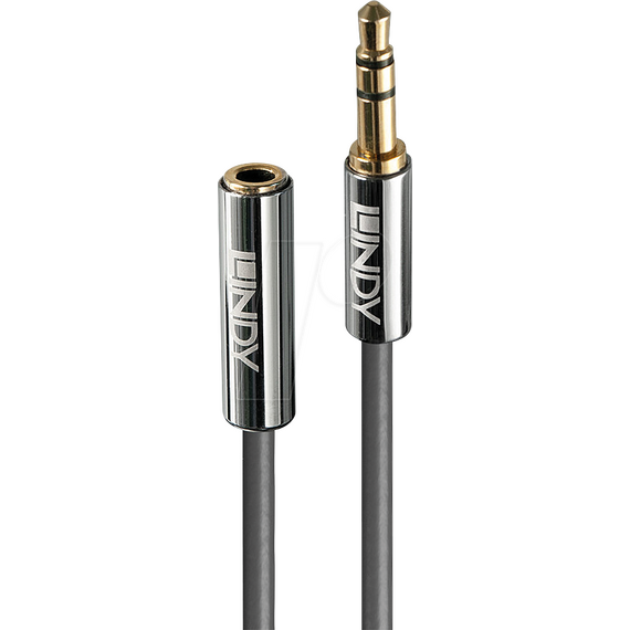 Lindy Cromo Line - Audio extension cable - mini-phone ste | 35329