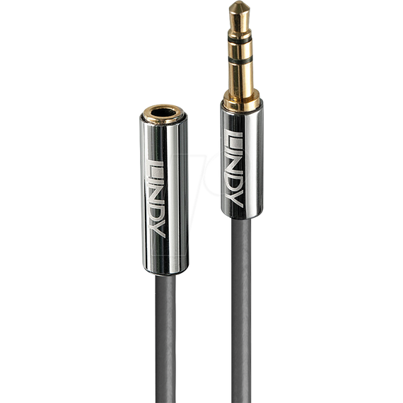 Lindy Cromo Line - Audio extension cable - mini-phone ste | 35330