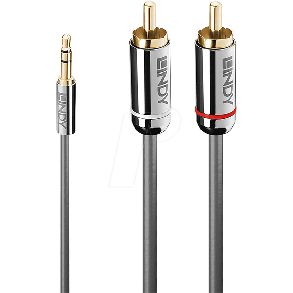 Lindy Cromo Line - Audio cable - mini-phone stereo 3.5 mm | 35332
