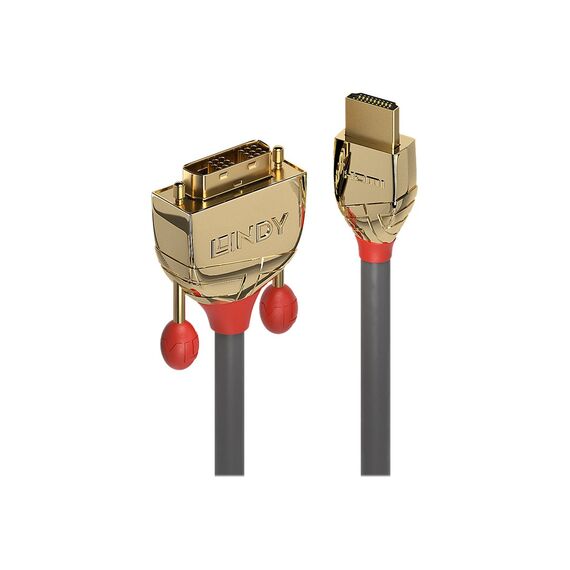 Lindy Gold Line - Video cable - HDMI (M) to DVI-D (M) - 5 | 36197