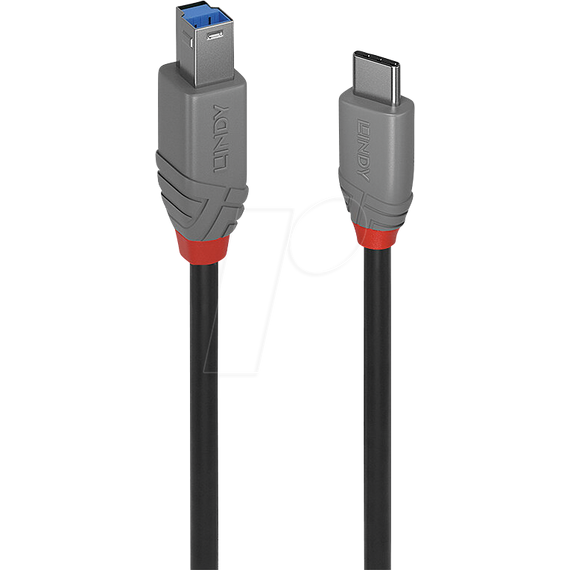 Lindy Anthra Line - USB cable - 24 pin USB-C (M) to USB T | 36665
