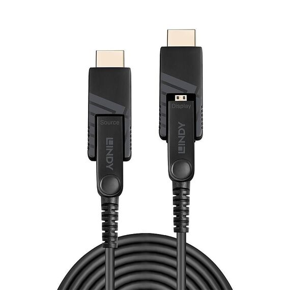 Lindy - HDMI cable - 50 m - shielded hybrid copper/fibre  | 38324
