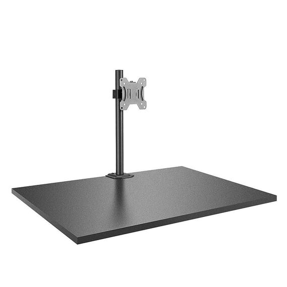 Lindy Single Display Short Bracket w/ Pole &amp Desk Clam | 40656
