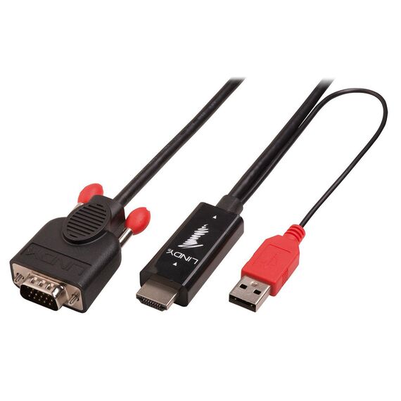Lindy HDMI to VGA Adapter cable - Video converter - HDMI  | 41457