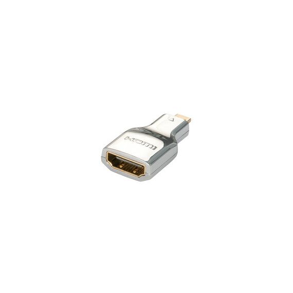 Lindy CROMO - HDMI adapter - 19 pin micro HDMI Type D mal | 41510