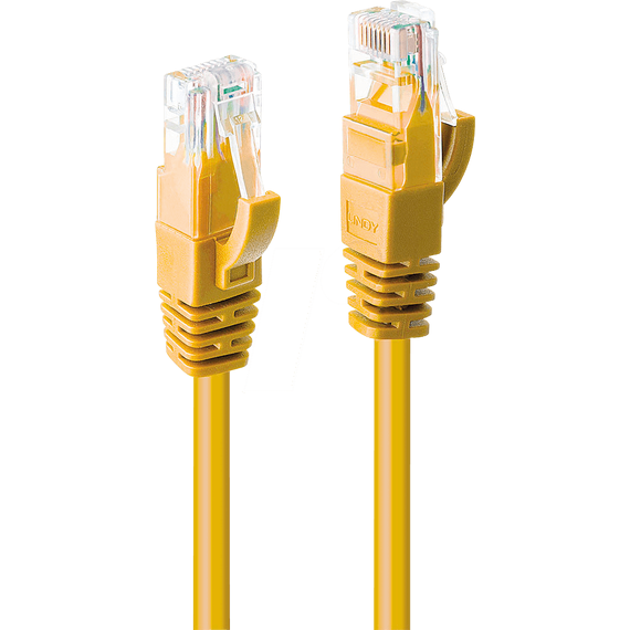 Lindy - Patch cable - RJ-45 (M) to RJ-45 (M) - 1 m - UTP  | 48062