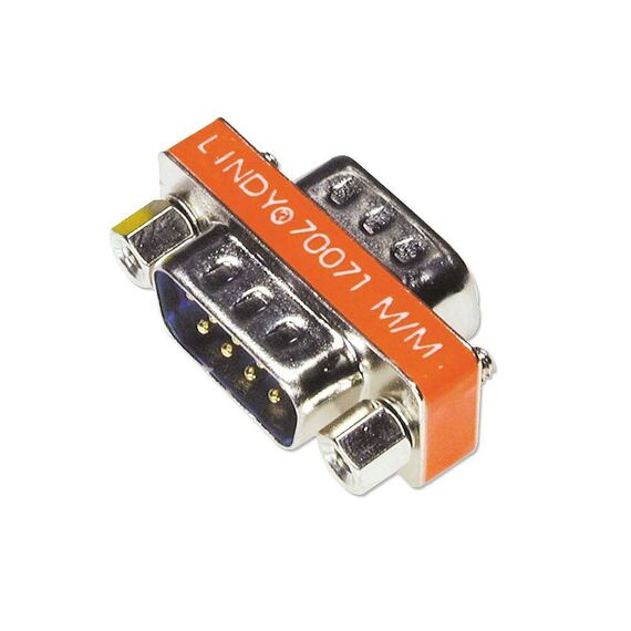 Lindy - Serial gender converter - DB-9 (M) to DB-9 (M) | 70071