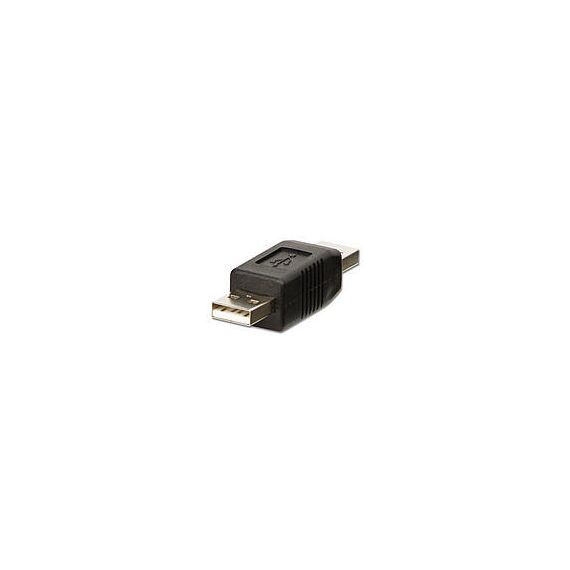 Lindy - USB gender changer - USB (M) to USB (M) - black | 71229