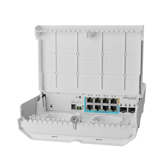 MikroTik netPower Lite 7R - Gigabit Ethern | CSS610-1Gi-7R-2S+OUT