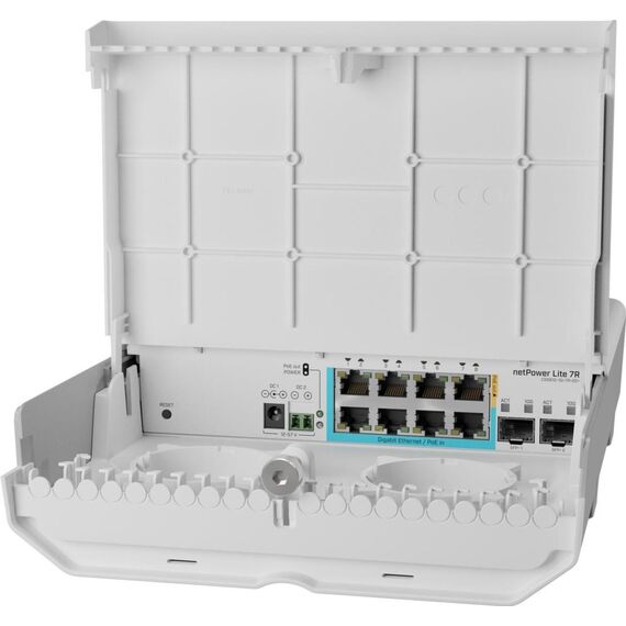 MikroTik netPower Lite 7R - Gigabit Ethern | CSS610-1Gi-7R-2S+OUT