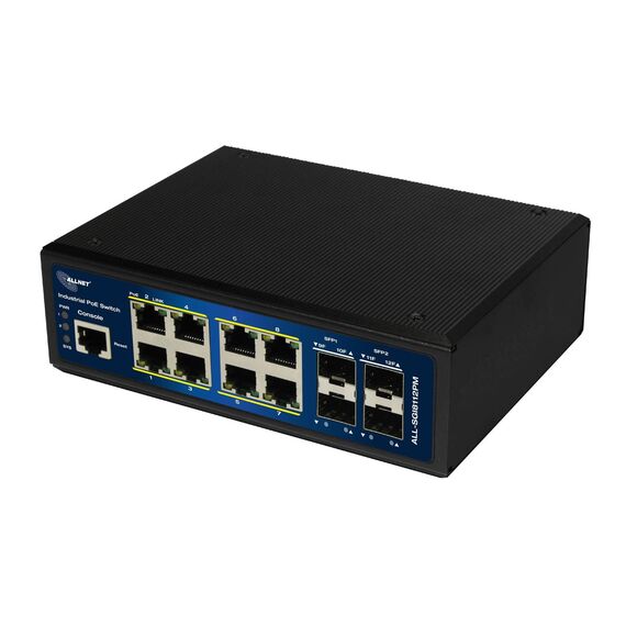 ALLNET Switch industrial full managed Layer2+ 12 ALLSGI8112PMJ