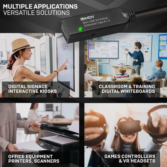 LINDY - USB extender - USB 3.0, USB 3.2, USB 3.1 Gen 1 | 43375