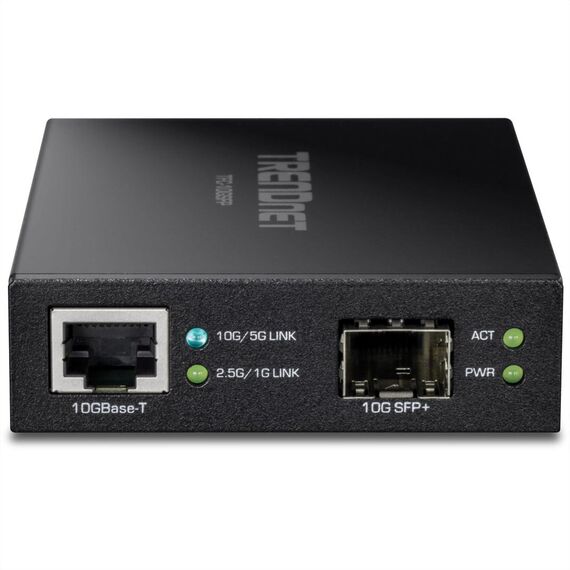 TRENDnet 10GBASE-T to SFP+ Fiber Media Converter - C | TFC-10GSFP