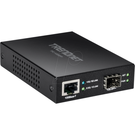 TRENDnet 10GBASE-T to SFP+ Fiber Media Converter - C | TFC-10GSFP