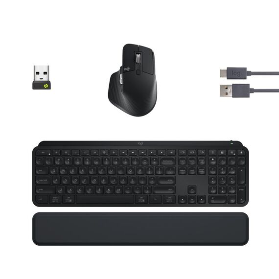 Logitech MX Keys S Combo - Keyboard and mouse set -  | 920-011607