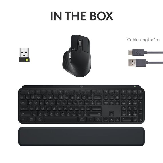 Logitech MX Keys S Combo - Keyboard and mouse set -  | 920-011607