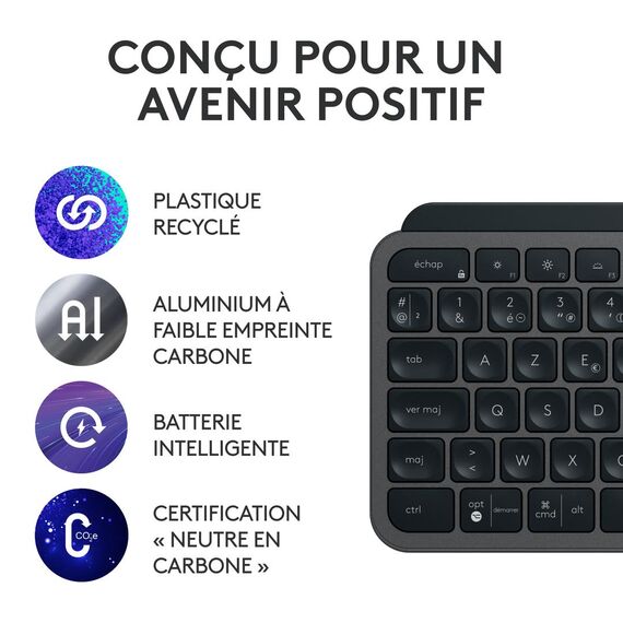 Logitech MX Keys S Combo - Keyboard and mouse set -  | 920-011607
