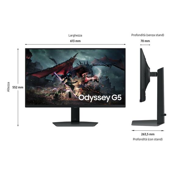 Samsung Odyssey G5 S27DG500EU - G50D Series - LE | LS27DG500EUXEN