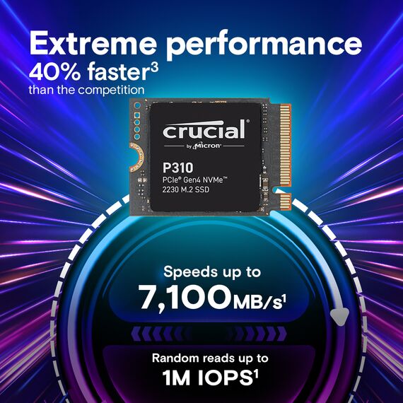 Crucial P310 - SSD - Extreme Performance - 2 TB  | CT2000P310SSD2