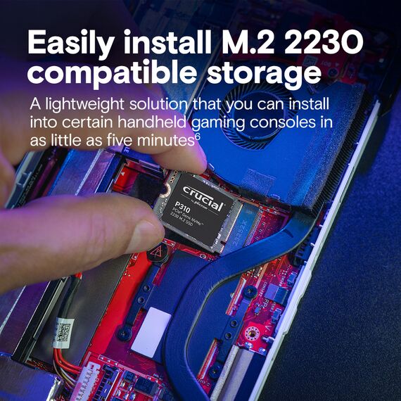 Crucial P310 - SSD - Extreme Performance - 2 TB  | CT2000P310SSD2