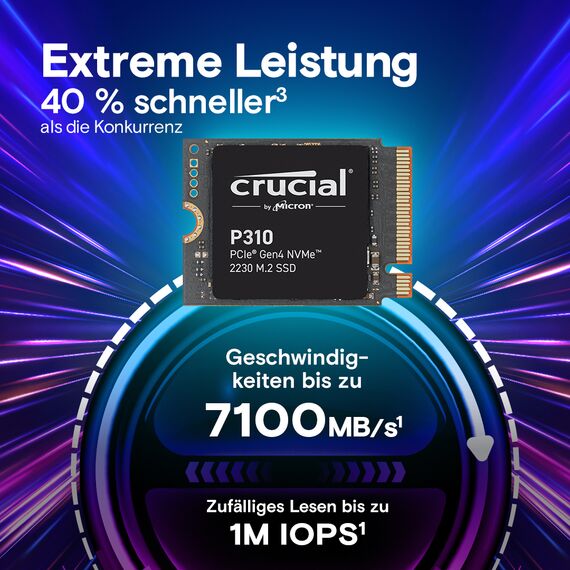 Crucial P310 - SSD - Extreme Performance - 2 TB  | CT2000P310SSD2