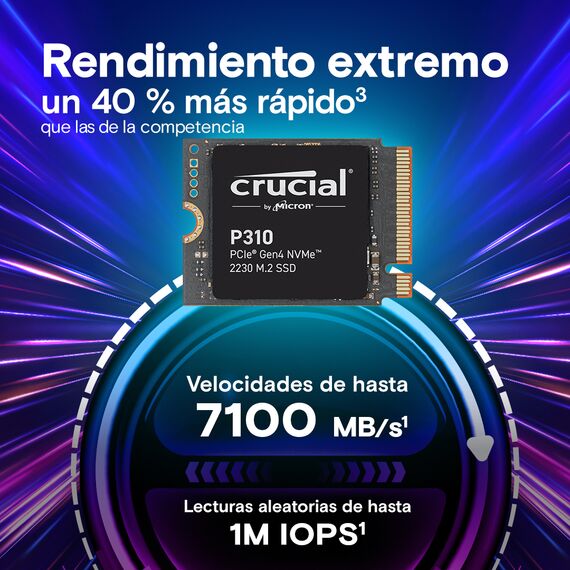 Crucial P310 - SSD - Extreme Performance - 2 TB  | CT2000P310SSD2