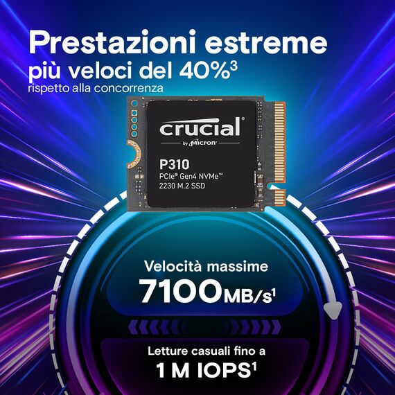Crucial P310 - SSD - Extreme Performance - 2 TB  | CT2000P310SSD2